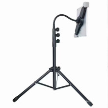 Flexible Arm Floor Stand Gooseneck 7-12inch Smartphone Tablet Holder